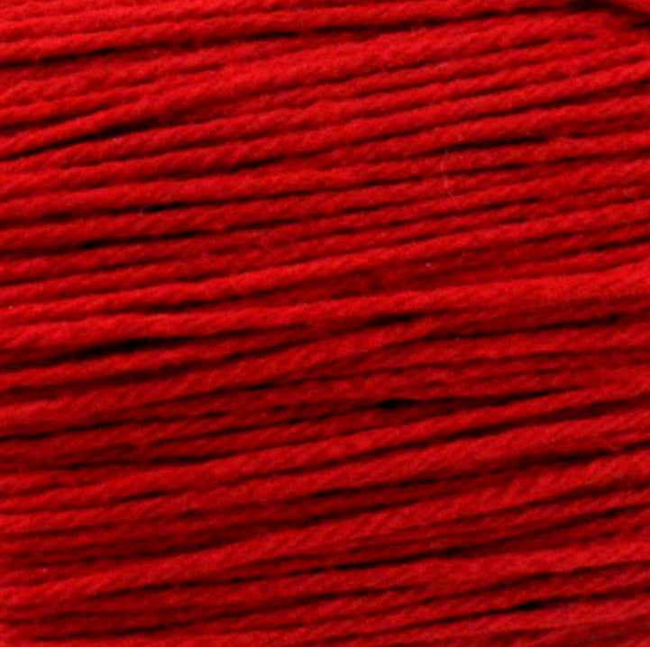 Cotton Twine, L: 315 m, 1 mm, Thin Quality 12/12, Red, 220 G, 1